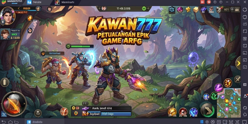A jogabilidade do KAWAN777 é cheia de ação e aventura.